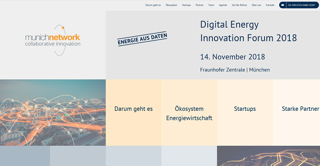 Update #1: Digital Energy Innovation Forum - Screenshot